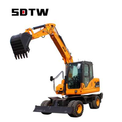 KA supplier 6t 8t 10t 12t 15t 20t hydraulic wheel excavator with CE