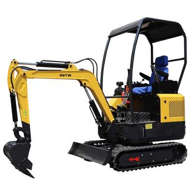 Cheap Price Chinese mini excavator small digger crawler excavator 1.6 ton for sale