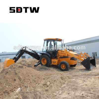 SDTW 0.3 m3 1m3 used backhoe loader with auger, gripper, quick hitch